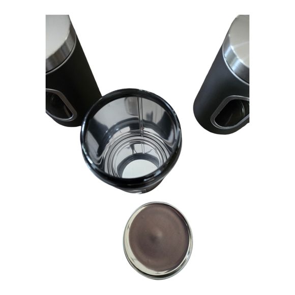 New in Box Jennimen 3 Piece Kitchen Cannister Stainless Steel Storage Set - Picture 3 of 5